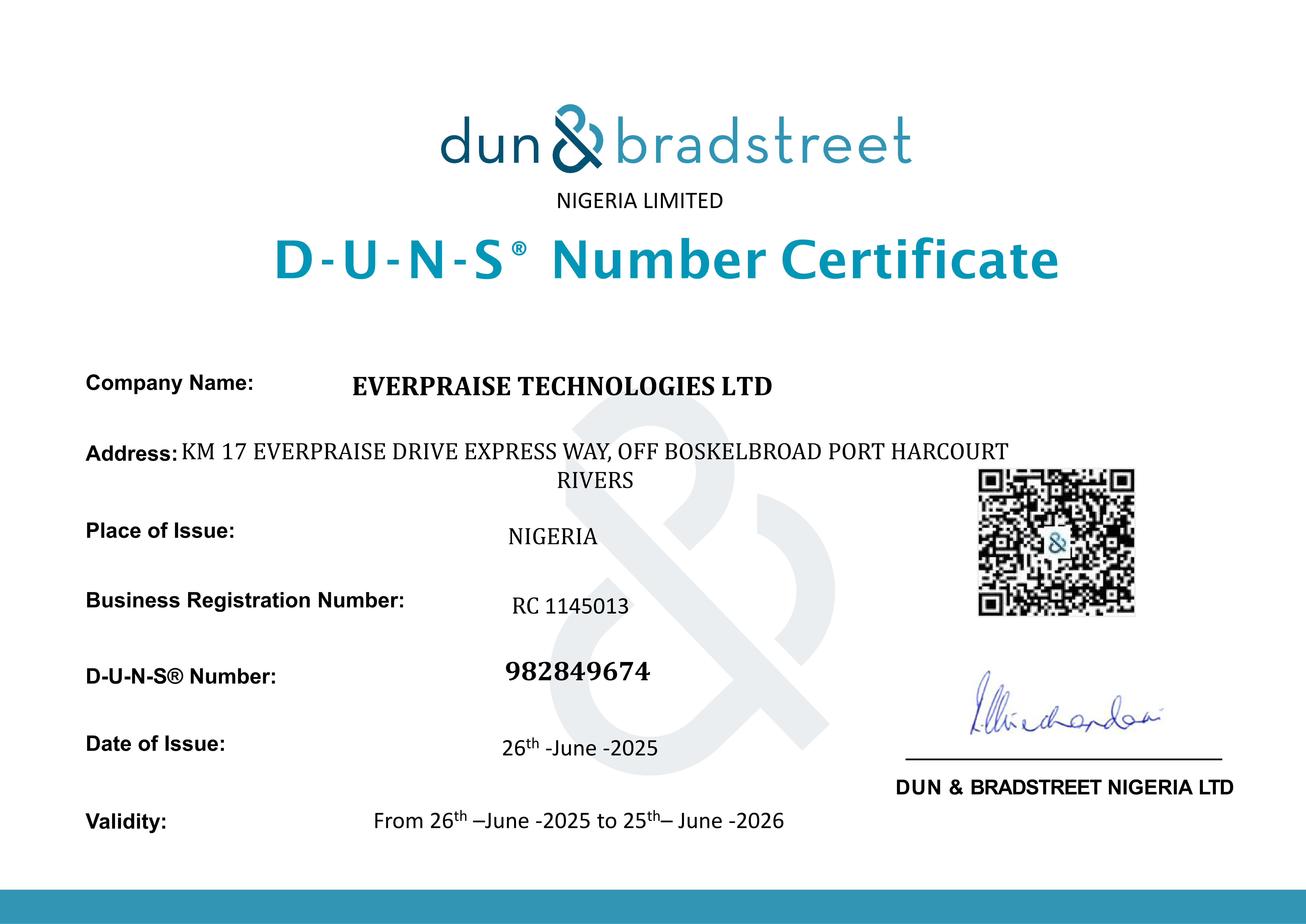 Everpraise ISO 9001:2015